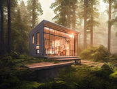 Tiny House im Wald