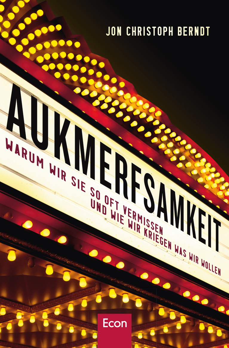 Buchcover "Aufmerksamkeit"