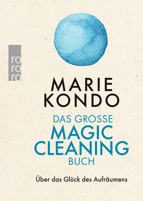Buchcover: Beiger Hintergrund, blaue, runde Wasserfarbfläche, Schrift: schwarz und blau