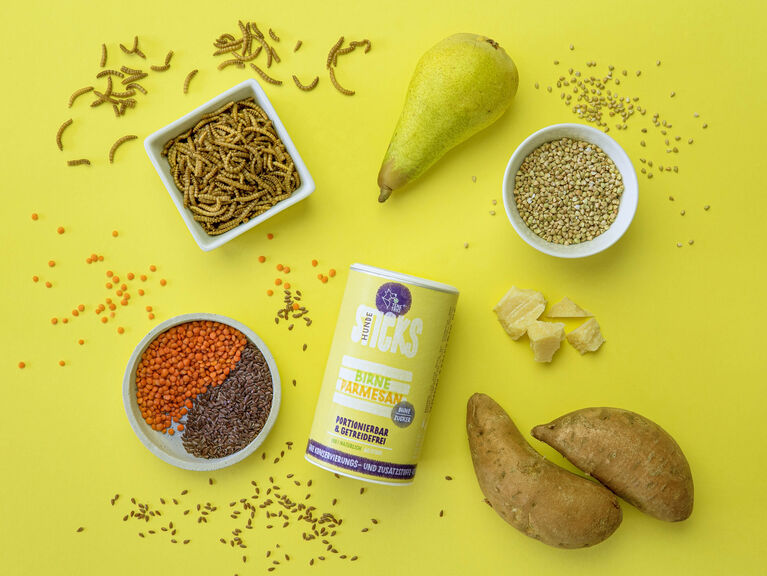 Tenetrio-Produkt mit Zutaten Tenetrio-Produkt mit Zutaten